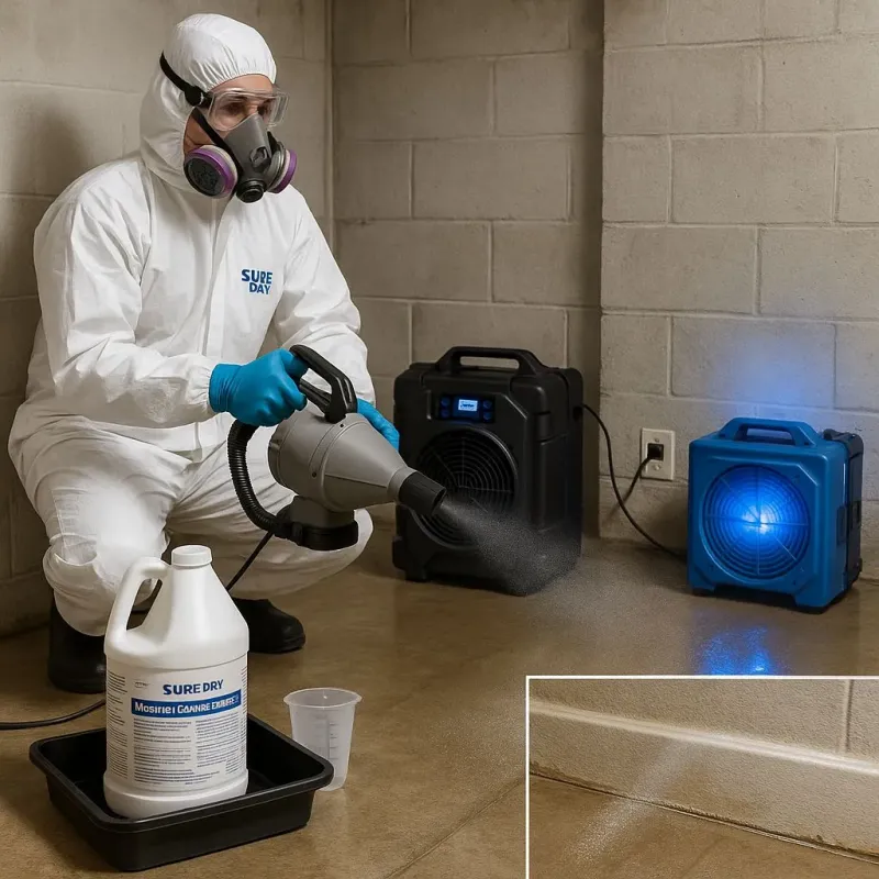 Sanitization and Odor Removal process in Valrico, FL